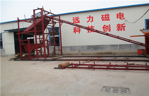 干式磁選機，上海CTG-7522干選磁選機_小型鐵礦石上海CTG-7522干選磁選機_工作原理 _選礦流程