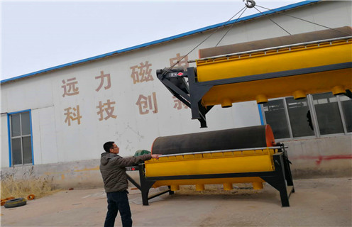 非金屬磁選機，非金屬磁選機磁源減弱怎么處理_磁性礦非金屬磁選機磁源減弱怎么處理_非金屬磁選機磁源減弱怎么處理工作視頻皮帶及結構價格