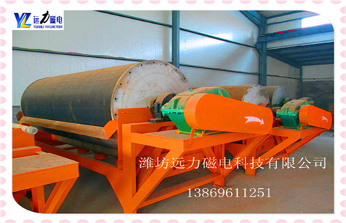 順流磁選機，湖南順流磁選機跑鐵精粉怎么處理_結構工作原理圖_湖南順流磁選機跑鐵精粉怎么處理如何調整及工藝流程圖
